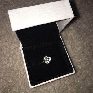 Luminous Love Knot Pandora Ring